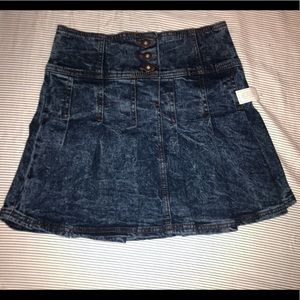 Jean Skirt- New- XS